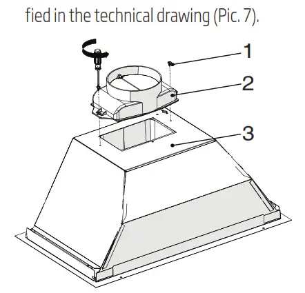 Hood EXAUSTOR - Appliance