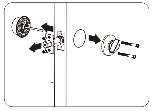 BRAND D1000 JSW Smart Lock and Smart Lock Keypad - current lock