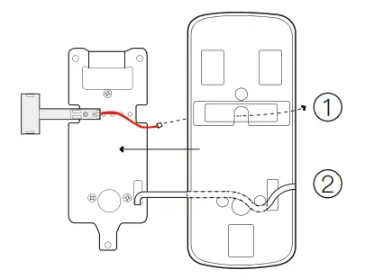 BRAND D1000 JSW Smart Lock and Smart Lock Keypad - mounting plate rubber