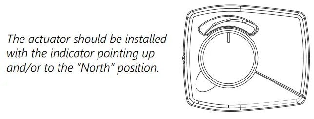 Heat Link VRG131 3 Way Mixing Valve and 58131 Actuator - vertically 5