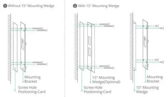 6970312875631 360 Video Doorbell X3 - mounting the bracket