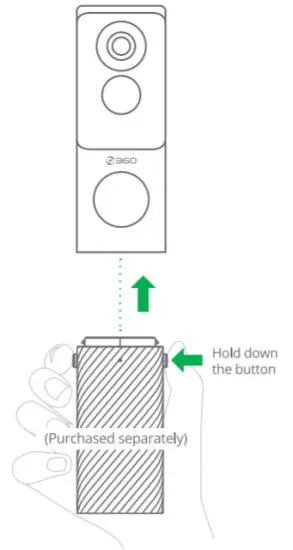 6970312875631 360 Video Doorbell X3 - recharge 2