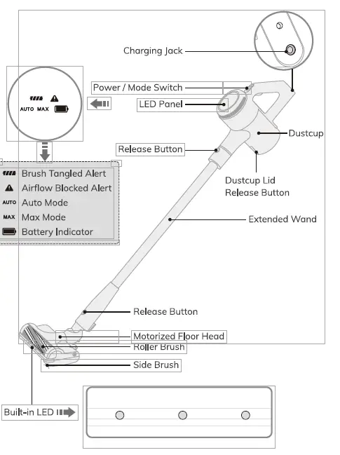 ILIFE-G50-Cordless-Stick-Vacuum-Cleaner-2