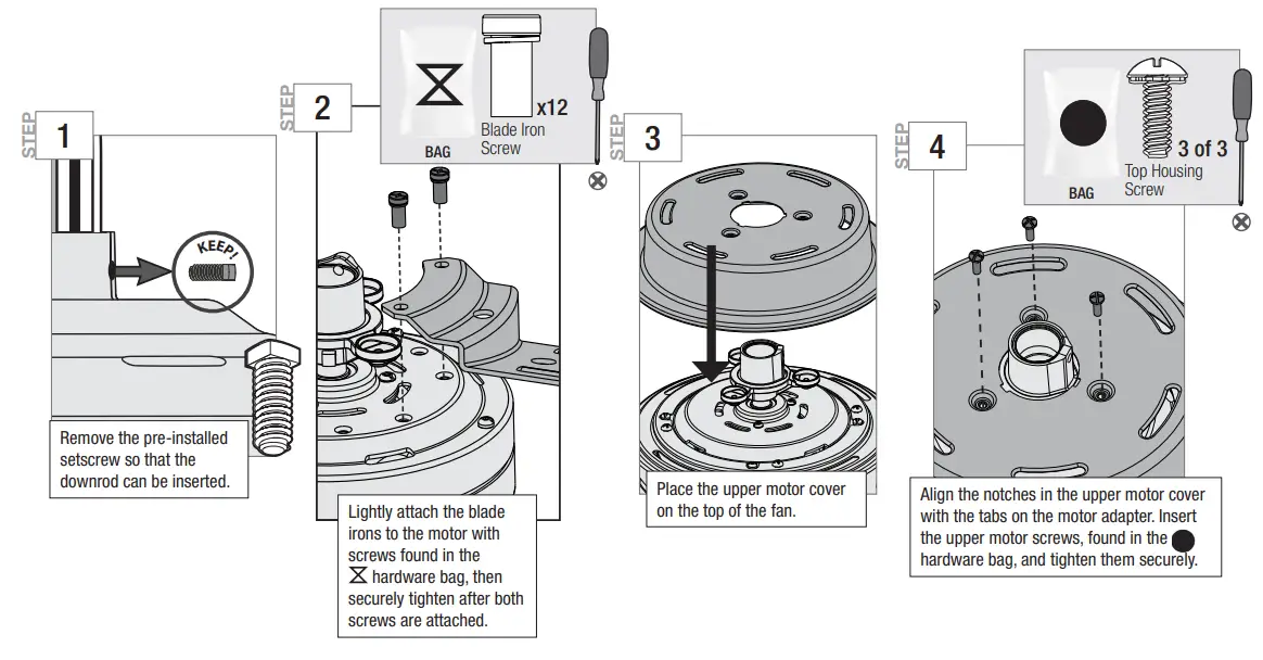 Hunter 59322 Kaplan 64 Inch Ceiling Fan - fig 12