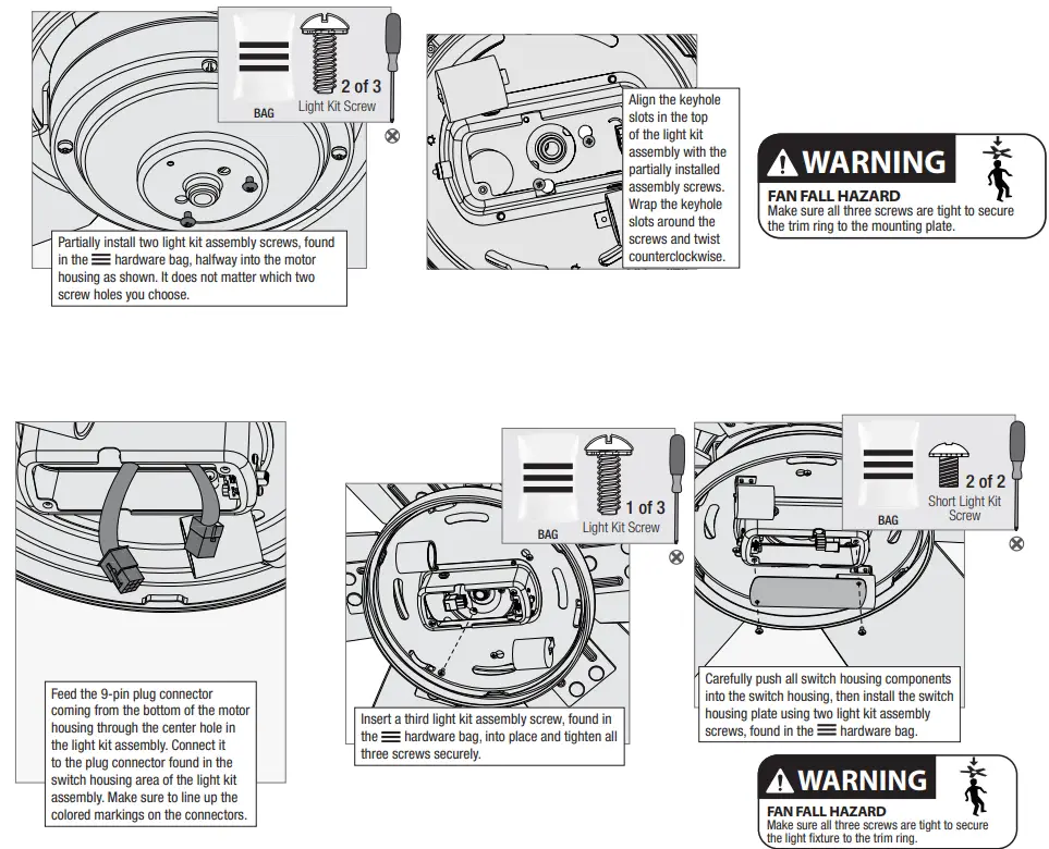 Hunter 59322 Kaplan 64 Inch Ceiling Fan - fig 5