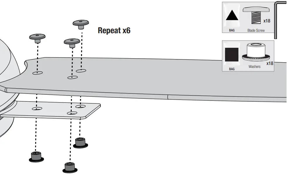 Hunter 59322 Kaplan 64 Inch Ceiling Fan - fig 6