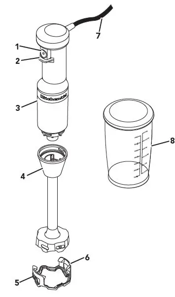 KitchenAid KHBV53 Corded Hand Blender fig1