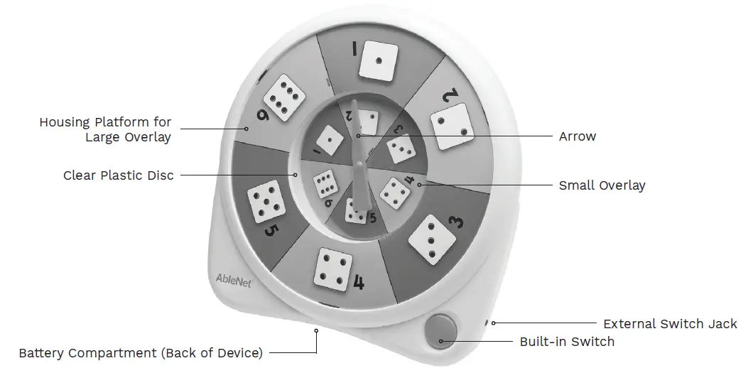 AbleNet 10070003 All-Turn-It Spinner 5