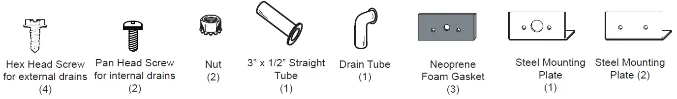 GE APPLIANCE RAD10 Zoneline Drain Kit Fig1