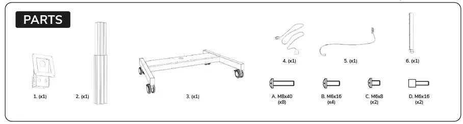 Neomounts-NM-HUB2LIFT-Floor-Stand-FIG-1