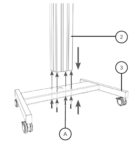 Neomounts-NM-HUB2LIFT-Floor-Stand-FIG-2