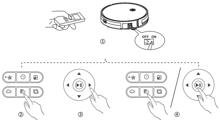 HENRAC TECH HKS 886 Intelligent Robot Cleaner - cleaning mode 6