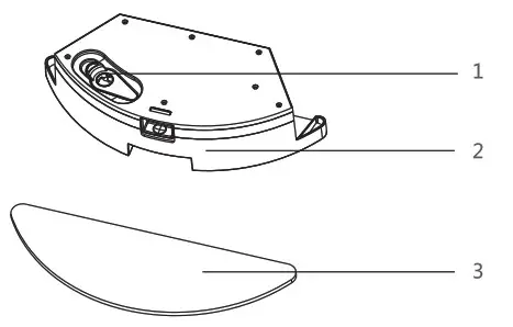 HENRAC TECH HKS 886 Intelligent Robot Cleaner - water tank