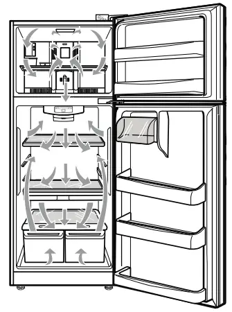 LG LRTLS2403S 24 cu. ft. Top Freezer Refrigerator - parts 4