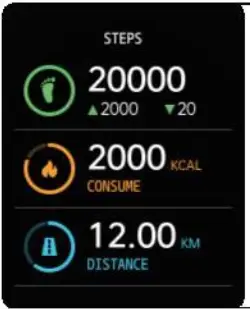 WEIMEI V20 1.32 Inch HD Screen Heart Rate Monitor Sports Bracelet Smart Watch - fig6