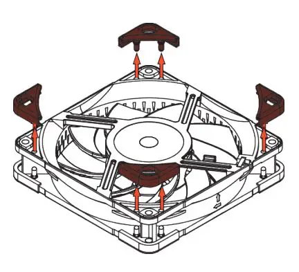 noctua NF-A12x25 PWM Premium Quiet Fan 1