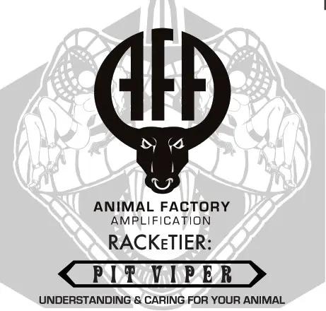 ANIMAL FACTORY AMPLIFICATION MAN EM2 PV 1 Distortion Module - Cover