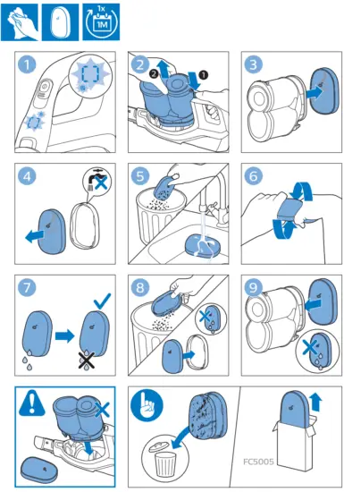 PHILIPS FC6904 SpeedPro Max Aqua Stick Vacuum Cleaner - fig15