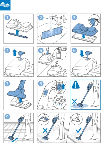 PHILIPS FC6904 SpeedPro Max Aqua Stick Vacuum Cleaner - fig4