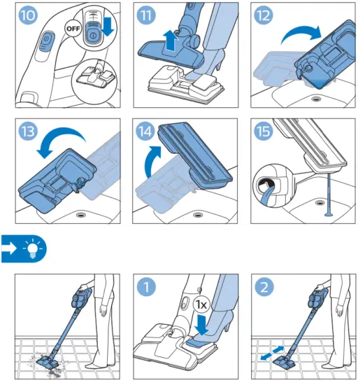 PHILIPS FC6904 SpeedPro Max Aqua Stick Vacuum Cleaner - fig5
