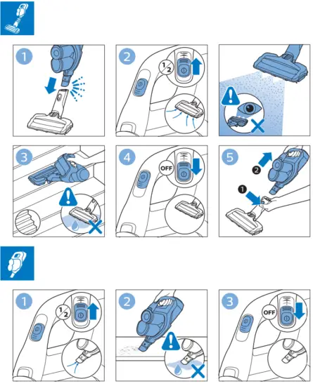 PHILIPS FC6904 SpeedPro Max Aqua Stick Vacuum Cleaner - fig7