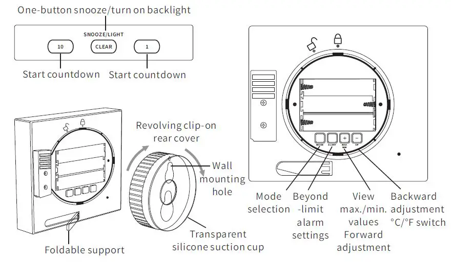 Bol-TS-Wp10-Bathroom-Clock-IP65-Waterproof-FIG-2
