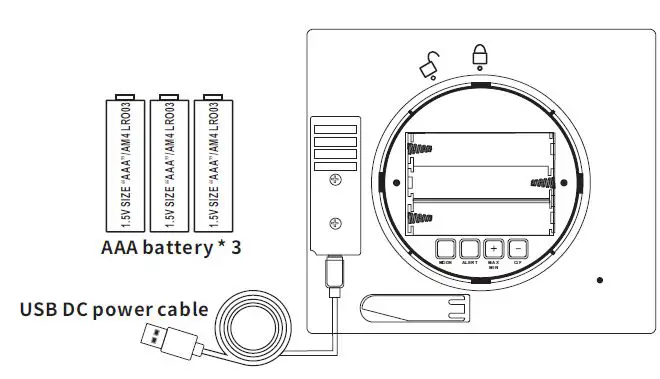 Bol-TS-Wp10-Bathroom-Clock-IP65-Waterproof-FIG-3
