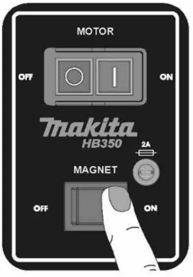 makita HB350 Magnetic Drilling Machine - 13