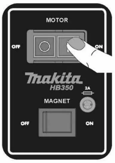 makita HB350 Magnetic Drilling Machine - 14