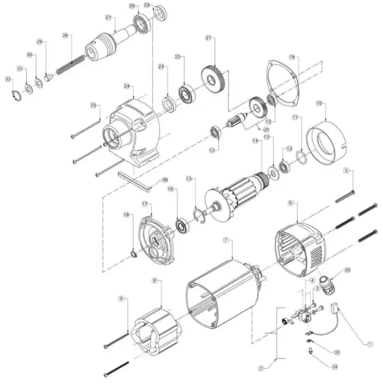 makita HB350 Magnetic Drilling Machine - 16