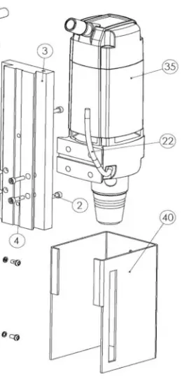 makita HB350 Magnetic Drilling Machine - 18