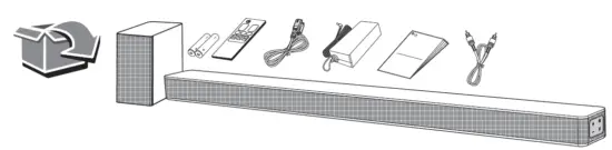 LG SL4R Wireless Sound Bar 1