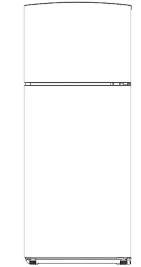 fridgemaster MTM48120F Free Standing Fridge Freezer