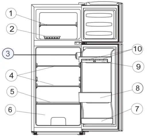 fridgemaster MTM48120F Free Standing Fridge Freezer - figure 3