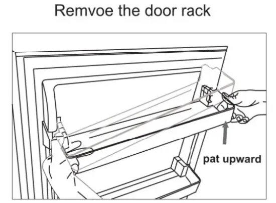 fridgemaster MTM48120F Free Standing Fridge Freezer - figure 6