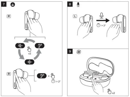 PHILIPS 4000 Series TAT4507 Wireless Earbuds - figure 2