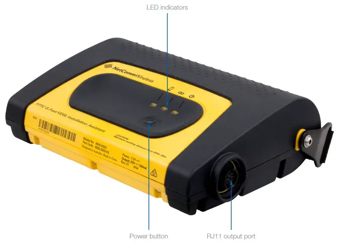 NetComm VDSL Installation Device Features