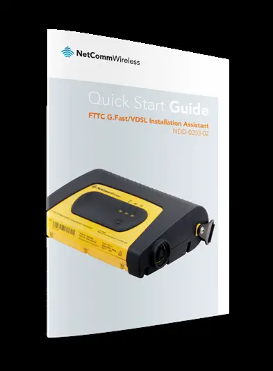 NetComm VDSL Installation the box9