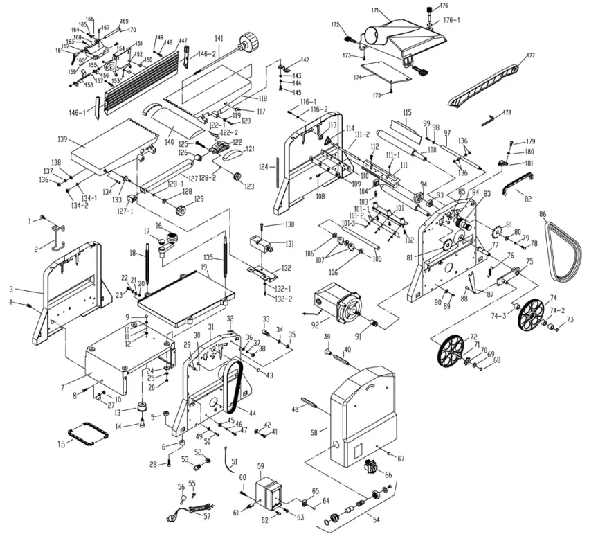 Clarke-CPT800-Woodworker-Planer-Thicknesser-fig-19