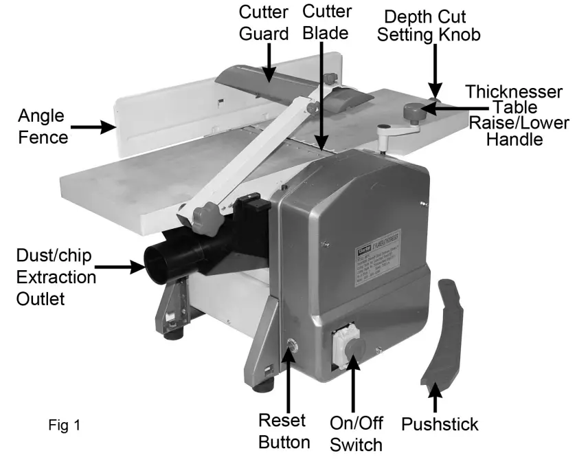 Clarke-CPT800-Woodworker-Planer-Thicknesser-fig-2