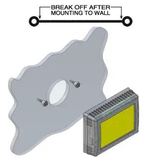 micro Air EasyTouch 355 Touchscreen Thermostat -mounting