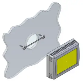 micro Air EasyTouch 355 Touchscreen Thermostat - second screw