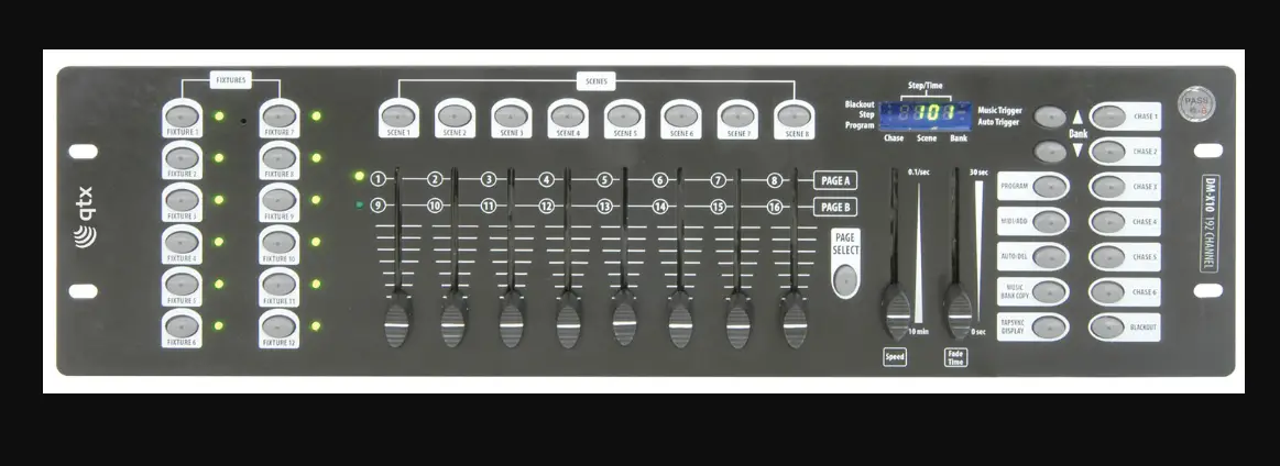 Qtx Dm-x12 192 Channel Dmx Controller User Manual