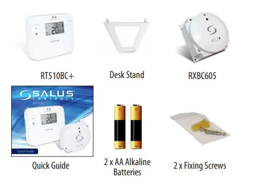 Thermostat Salus User Guide - Box content