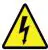 Thermostat Salus User Guide - Warning Electric shock icon