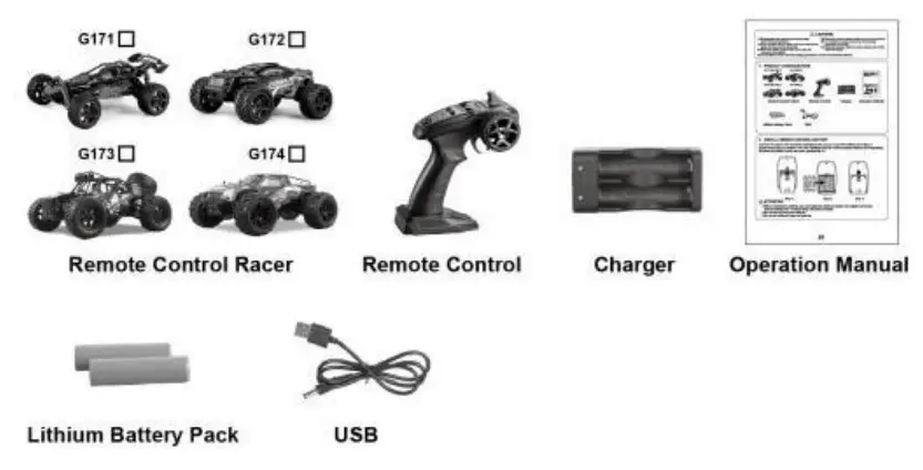 Sanhe G171 High-Speed Remote Control Vehicle - Figure 1