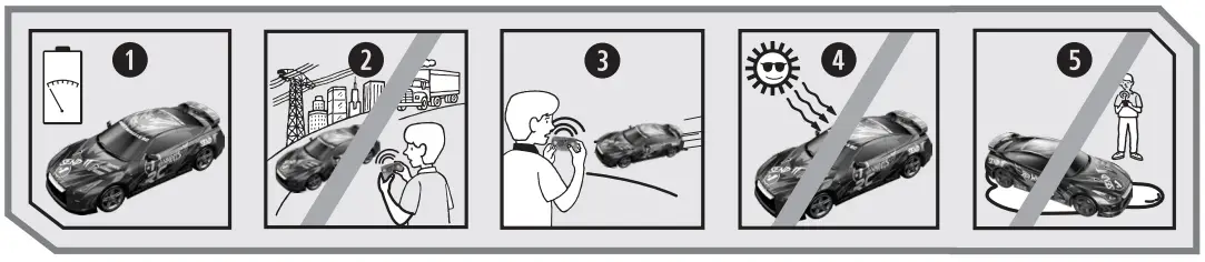 Hot Wheels GWB95-20A5R HW RC 164 MINI CAR - 1