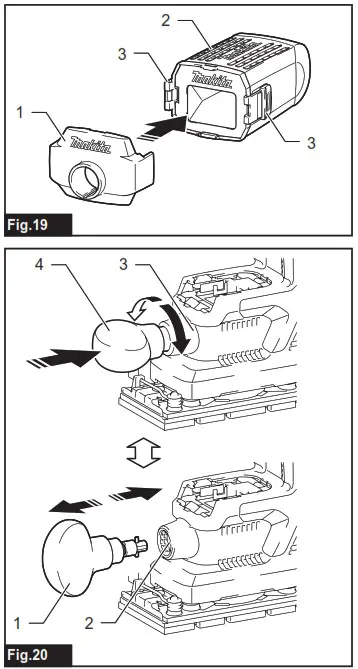 makita DBO381 Cordless Finishing Sander - overview 10