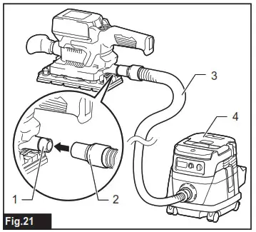 makita DBO381 Cordless Finishing Sander - overview 12
