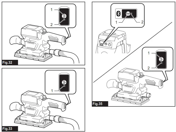 makita DBO381 Cordless Finishing Sander - overview 18